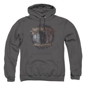 Bon Jovi Unisex Adult New Jersey Hoodie / Charcoal